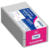 Epson SJIC22P(M): Ink cartridge for ColorWorks C3500 (Magenta) Cartucho de Tinta Tinta a base de pigmentos 1 pieza(s) Original Tinta a base de pigmentos