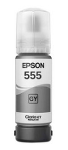 Epson C13T555520-AL repuesto de tinta para impresoras Original, Gris claro, EcoTank L8180, L8160