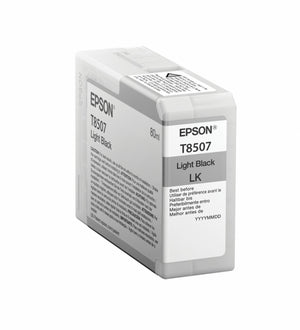 Epson Singlepack Light Black T850700 Cartucho de Tinta Tinta a base de pigmentos Impresión por inyección de tinta - SureColor SC-P800 1 pieza(s)