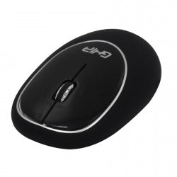 Mouse Óptico Inalámbrico GHIA GT100NN, USB. Color Negro.