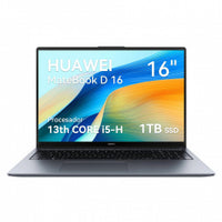 Laptop Huawei Matebook D16, 16" 1920x1200, Intel Core i5-13420H, 16GB, 1TB SSD, Sin Sistema Operativo Instalado, Español