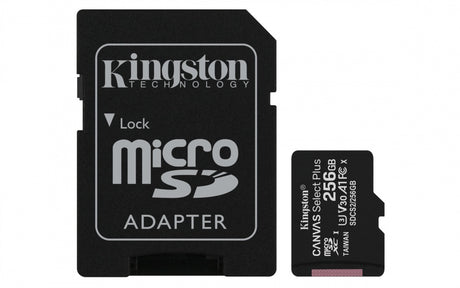 Memoria Kingston Micro Sd Canvas Select Plus 256Gb Uhs-I Clase 10 C/Adaptador FullOffice.com
