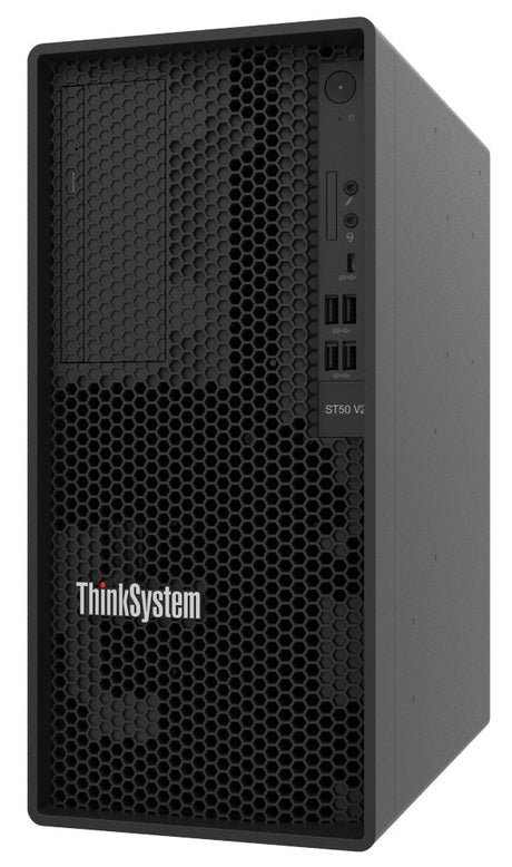 Servidor Lenovo Thinksystem St50 V2 1Xintel Xeon E-2356G 6C 3.2Ghz 80W 1X16Gb 2Rx8 1X4Tb 7200 1X500W Mouse/Teclado FullOffice.com