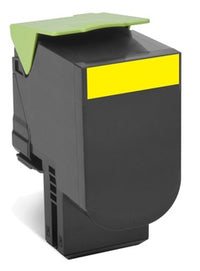 Lexmark 70C80Y0 cartucho de tóner 1 pieza(s) Original Amarillo