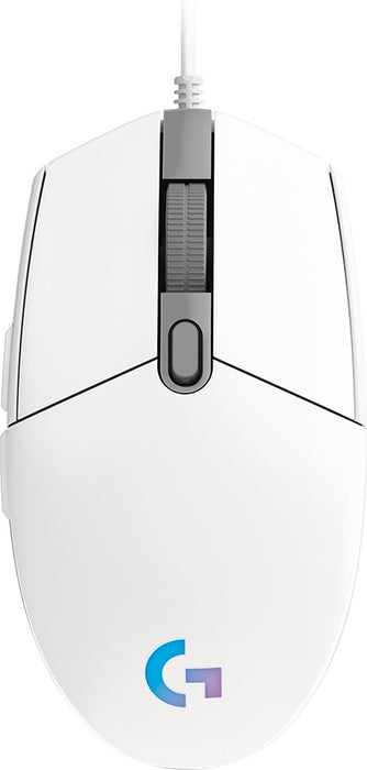 Mouse Lightsync Gaming Logitech G203 8000 DPI RGB Blanco - 910-005794