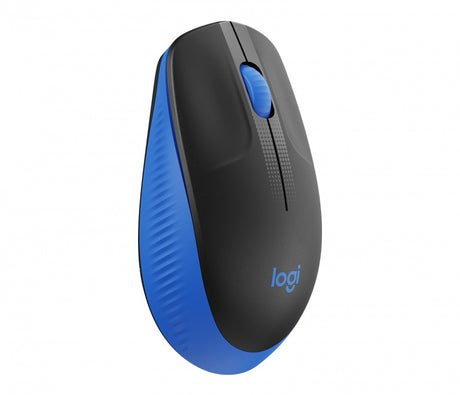 Mouse Óptico Logitech M190, Full Size, Inalámbrico, 1000 DPI, USB, Azul - 910-005903 FullOffice.com 