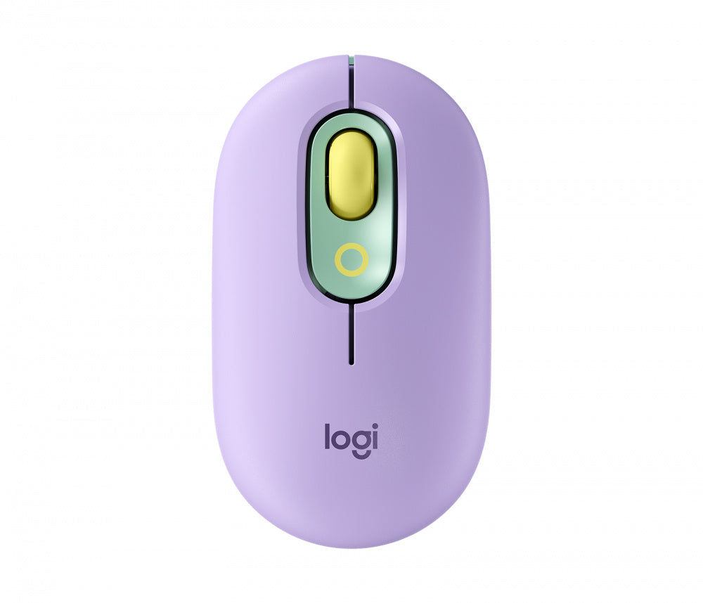 Mouse Pop Logitech Inalámbrico, Emoji Personalizable, Fresh Vibes - 910-006550 FullOffice.com 