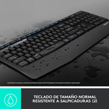 Kit de Teclado y Mouse Logitech MK345, Inalámbrico, USB, 1000 DPI, Negro - 920-007820 FullOffice.com 
