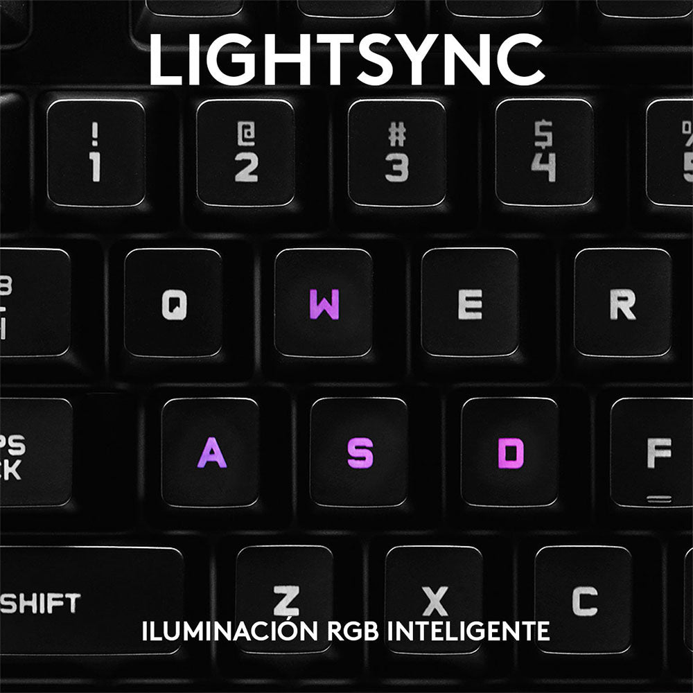 Teclado Mecánico Gaming Pro Logitech Iluminación RGB Negro - 920-009388