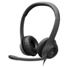 Logitech Audífonos con Micrófono H390, Alámbrico, 1.9 Metros, USB, Grafito