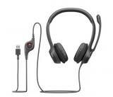 Logitech Audífonos con Micrófono H390, Alámbrico, 1.9 Metros, USB, Grafito