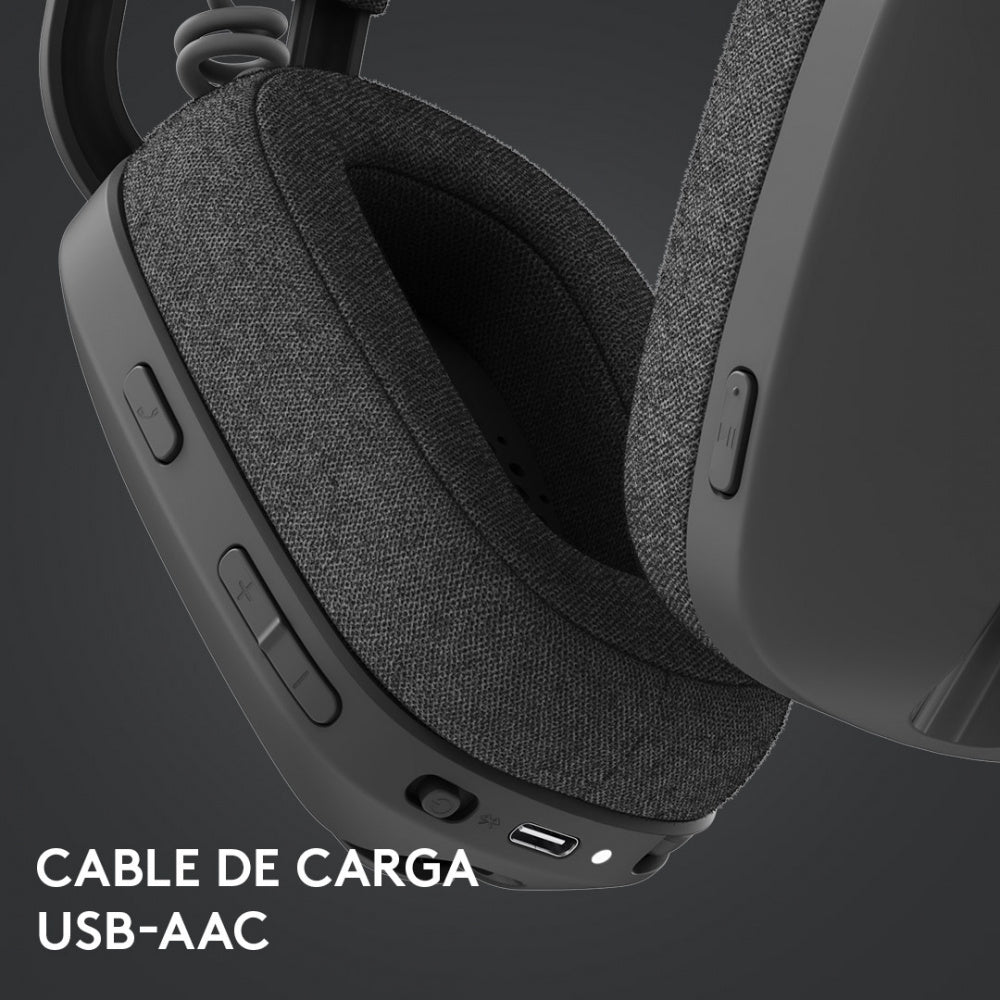 Diadema con Micrófono Logitech Zone Vibe 125 Inalámbrica, Grafito FullOffice.com 