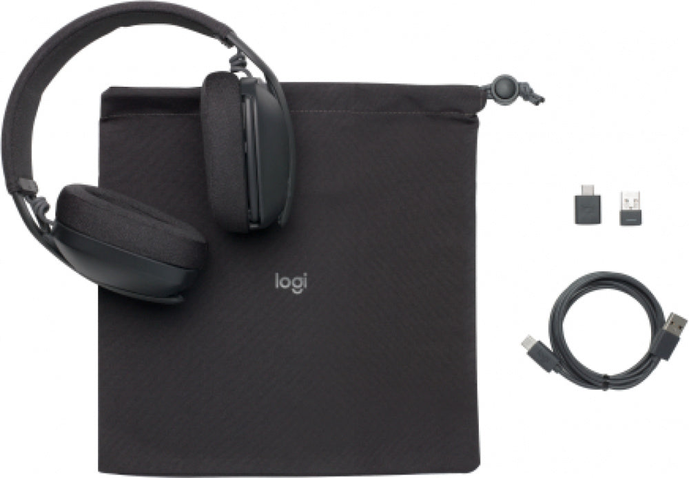 Diadema con Micrófono Logitech Zone Vibe 125 Inalámbrica, Grafito FullOffice.com 