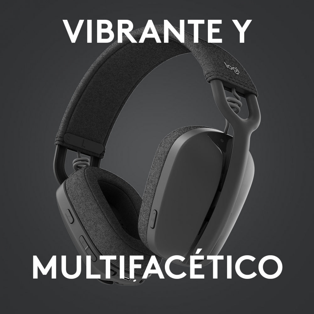 Diadema con Micrófono Logitech Zone Vibe 125 Inalámbrica, Grafito FullOffice.com 