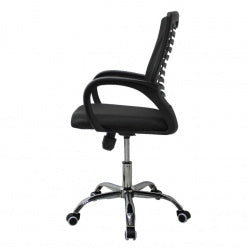 mundo in SILL0903716 silla para oficina o computadora asiento duro respaldo acolchado, Negro, Negro, Polipropileno