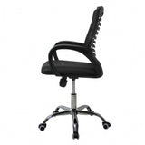 mundo in SILL0903716 silla para oficina o computadora asiento duro respaldo acolchado, Negro, Negro, Polipropileno