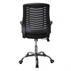 mundo in SILL0903716 silla para oficina o computadora asiento duro respaldo acolchado, Negro, Negro, Polipropileno