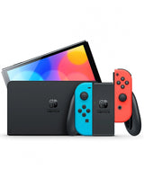 Nintendo Switch OLED, 32GB, Neón - Caja maltratada