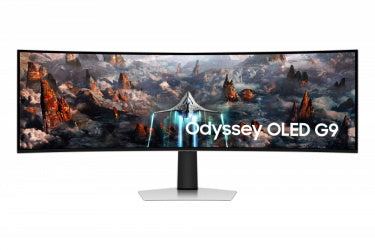 Monitor Gamer Curvo Samsung Odyssey G9 G93SC OLED 49", 5120x1440, FreeSync, 240Hz, HDMI/DisplayPort, Bocinas Integradas, Gris