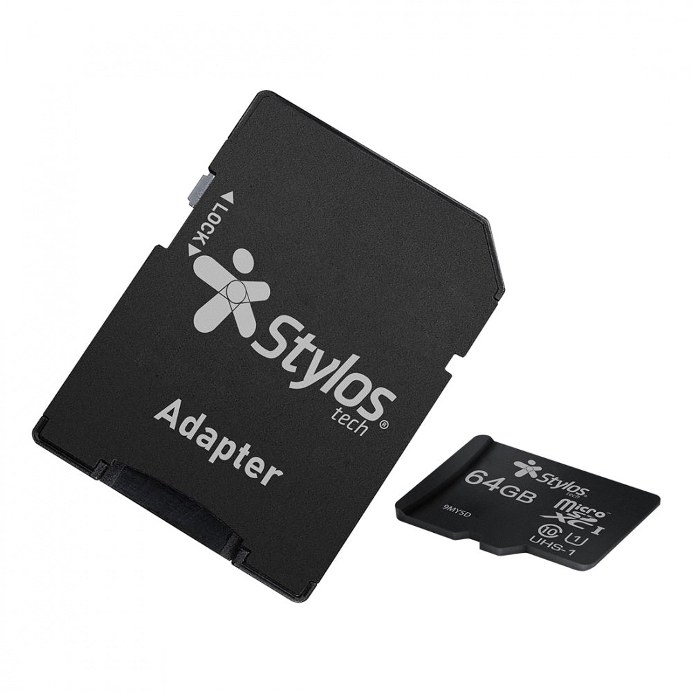 Memoria Flash Stylos STMSDA3B, 64GB MicroSD