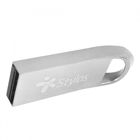 Memoria USB Stylos ST500, 32GB, USB 2.0, Plata