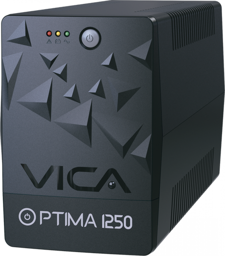 No Break VICA Optima 1250, UPS con Regulador Integrado, 1250 Va / 600 W 6 Contactos FullOffice.com 