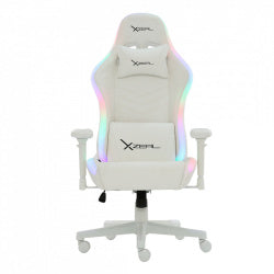 XZEAL Silla Gamer RGB XZ15, hasta 150Kg, Blanco