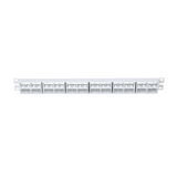 CPP48HDWWH - Panel de Parcheo Modular / 48 Puertos / 1 UR / 19in / Sin Blindaje / Plano / Alta Densidad