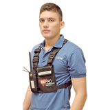 CPP-TXP - Pechera Táctica / Soporte Universal para Radio / Cinta Adherente de Seguridad / Sujeción para Bolígrafo / Uso en Exteriores