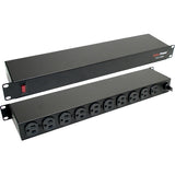 CPS1215RM - Cyberpower PDU Básico Rack / 10 Salidas NEMA 5-15R / 15 Amp CPS1215RM