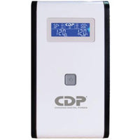 CDP R-SMART1010 1000VA/500W UPS Interactiva AVR 10 Salidas, 560 Joules, Proteccion RJ45, LCD, software 120 Vac UPS 1 kVA 500 W Modulación por ancho de pulso (PWM) 80 V