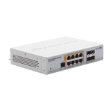 CRS112-8P-4S-IN, Switch PoE 8 GbEth, 4 SFP, 160w, 802.3af/at y 24v pass