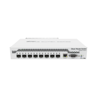CRS309-1G-8S+IN, Switch, CPU 800MHz, RAM 512MB, 1xGEth, 8xSFP+ de 10Gbps, RouterOS/SwitchOS