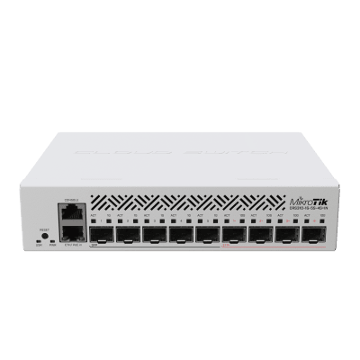 CRS310-1G-5S-4S+IN, Router Switch CPU 800Mhz, RAM 256MB, 1xGigaEth, 5xSFP 1Gbps, 4xSFP+ 10Gbps, RouterOS L5