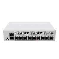 CRS310-1G-5S-4S+IN, Router Switch CPU 800Mhz, RAM 256MB, 1xGigaEth, 5xSFP 1Gbps, 4xSFP+ 10Gbps, RouterOS L5