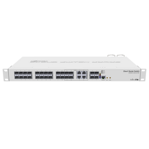 CRS328-4C-20S-4S+RM, Ruteador/Switch, CPU 800Mhz, RAM 512Mb, 20xSFP, 4xSFP+, 4xCombo, RouterOS/SwitchOS