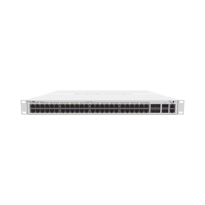 CRS354-48P-4S+2Q+RM, Switch PoE 48 GbEth, 700w, 802.3af/at, 4 SFP+ y 2QSFP+ de 40G