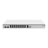 CRS518-16XS-2XQ-RM, Switch CPU 650MHz, 64MB RAM, 1 Eth 10/100, 16 SFP28 25G, 2 QSFP28 100G, RouterOS