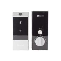 EZVIZ CS-DL04 Pro Seguro de puerta inteligente, Sin llave, Negro, Plata