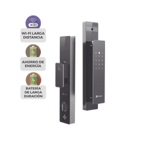 CS-DL50FVS/PLUS - Cerrojo Inteligente / Reconocimiento Facial y Venas Palmares / Pantalla IPS 4" / Cámara 1080p / Wi-Fi 2.4 GHz / Bluetooth / IP52