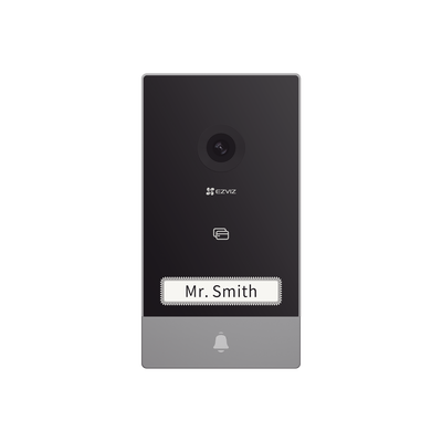EZVIZ Videoportero IP CS-HP7, Cámara 3 MP, IP65, WiFi, Soporta 2 Puertas