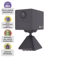 CSCB2BK - Cámara IP Wi-Fi / 2 Megapixel Full HD / Batería Recargable 2000 mAh / Audio Bidireccional / Visión Nocturna 5 m (16.4 ft) / Instalación Magnética