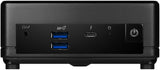 CUBI 5 12M-015 BUS - MSI Computadora CUBI 5 12M-015 BUS, Intel Core i5-1235U, 10 Cores, 2xDDR4 2666MHz, HDMI/DP, Thunderbolt 4
