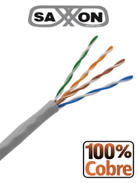Saxxon OUTPCAT5E100M cable de red Gris Cat5e U/UTP (UTP)