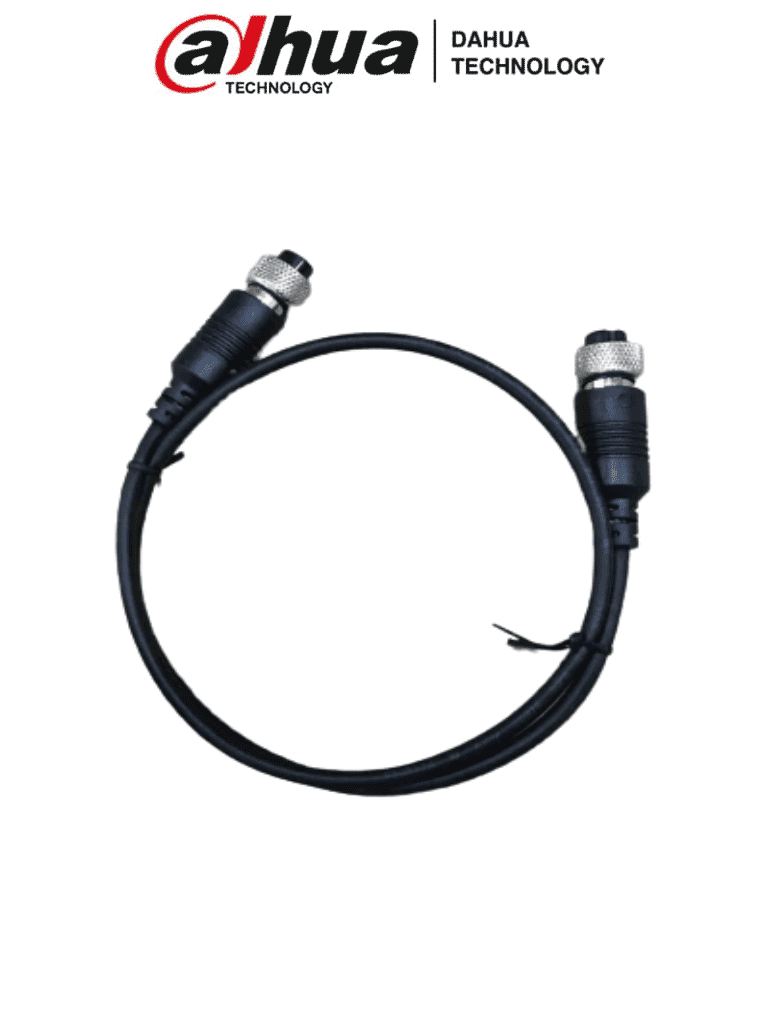 Cable Aviación M12 6 a 4 Pines RJ45, Compatible con Switch Móvil, DAHUA