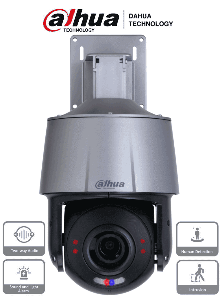 Dahua PTZ IP 4MP DH-SD3A405-GN-PV1, Zoom Óptico 5x, IR 30m, PoE