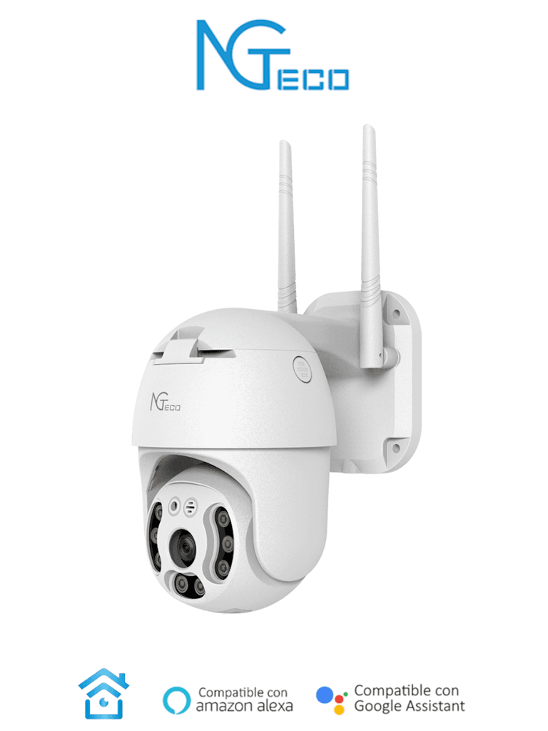 ZKTECO Cámara PT WiFi NG-C4200, 3MP, Lente 3.6mm, Audio Bidireccional, IR 20m