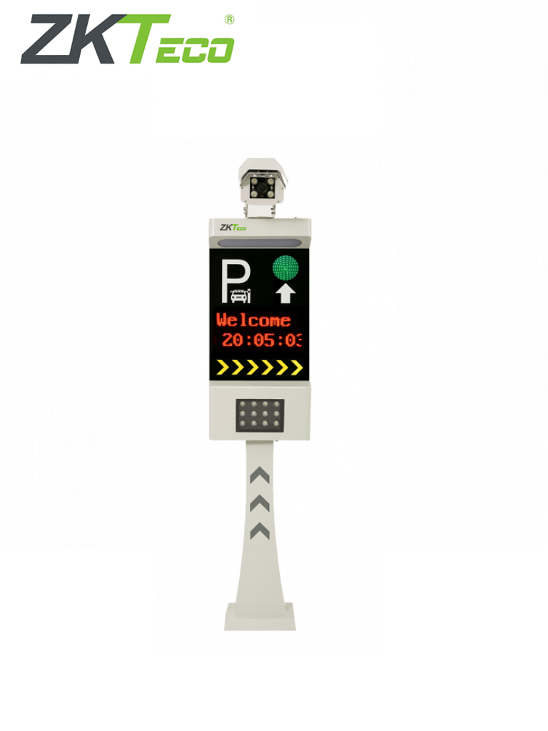ZKTECO LPRS1000 Cámara Reconocimiento Placas, TCP/IP, Pantalla LCD, LED