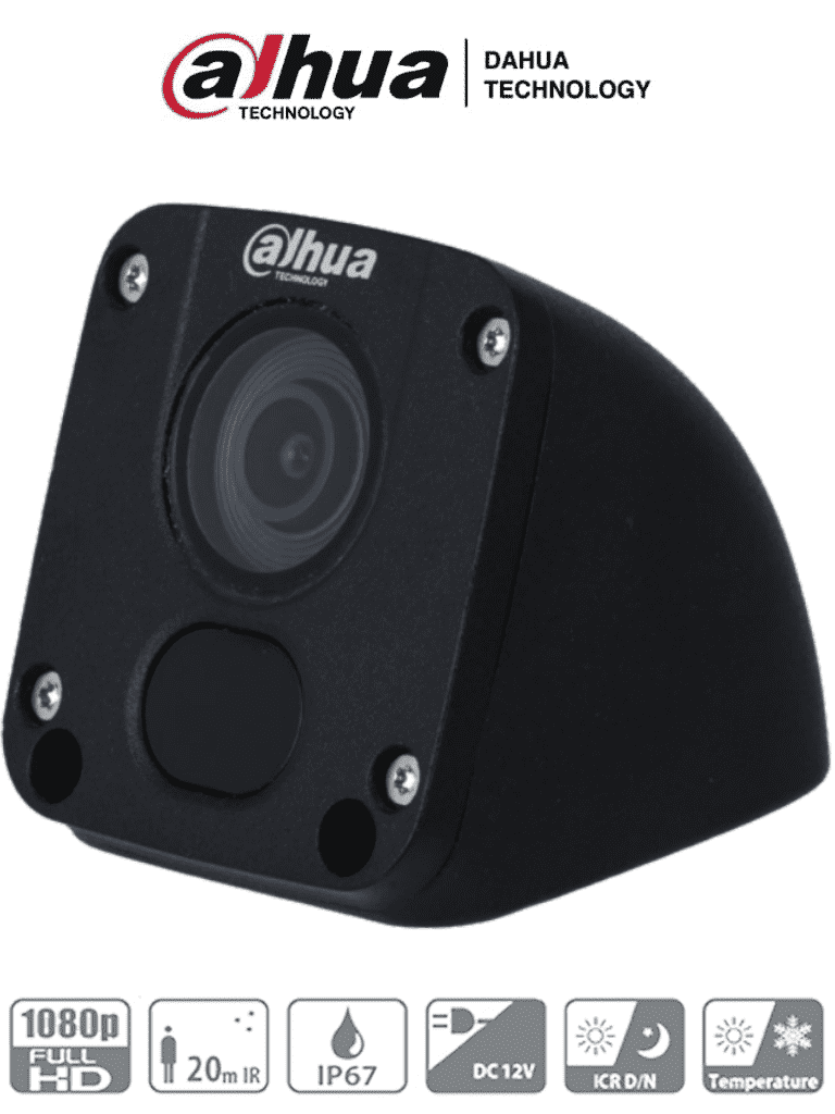 Hmw3200d-v - camara movil tipo cubo de 2 megapíxeles/ para dvr móvil/ lente de 2.8mm/ 106 grados de apertura/ ir de 20 metros/ a prueba de choques/ ip67/ metálica/ uso en posicion vertical DAHUA DH-HAC-HMW3200DN-V