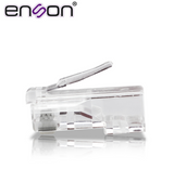 CONECTOR RJ45 PARA CABLE UTP CAT6A ENSON RJ45-CAT6A / 8 PINES / BARRA DE CARGA / VELOCIDAD HASTA 10GBPS